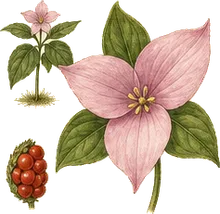 Pink-form Trillium